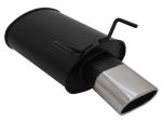 Rear silencer with 1 tail pipe 135x75mm Opel Vectra C