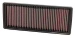 K&N Air Filter Smart Fortwo II 1.0i 61/71/84PS, 0,8CDI 45PS
