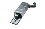 Rear silencer with 2x 90x70mm Mercedes-Benz R129 280SL - 500SL