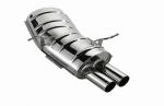Rear silencer 2x76mm BMW E46 Cabrio
