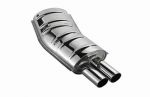 Rear silencer 2x83mm BMW E46 330d/cd Sedan/Touring/Coup�