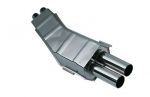Rear silencer 2x70mm BMW E32 740i (210kW)