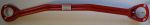 Strutbar front Steel red paints BMW E46 4Cyl. 316i/318i/316ti