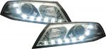 Headlights Dragon Design clear/chrome Skoda Octavia from 2004
