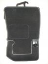 Floor mats 4 pcs. black/grey outline BMW X6 E71