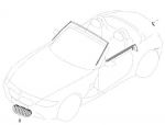Front Grille -right side- BMW Z4