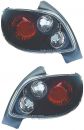 Taillights clear/black Peugeot 206CC