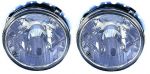 Headlights clear/chrome VW Golf I + Convertible
