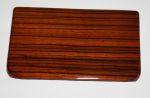 Ashtray cover in the back (2 pcs) from Zebrano for Mercedes W140