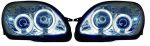 Headlights chrome with Angel eyes CCFL-Technik SLK R170