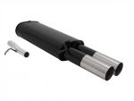 NOVUS SPORT EXHAUST VW PASSAT 3B/3BG GRUPPE N 2x76mm RL Design