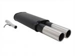 NOVUS SPORT EXHAUST VW PASSAT 3B/3BG GRUPPE N 2x90mm M Design
