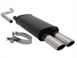 NOVUS SPORT EXHAUST VW POLO 2/3 86C Group N 2x85/58mm AM Design