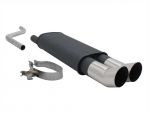 NOVUS SPORT EXHAUST VW POLO 2/3 86C Group N 2x90 DTM Design