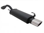 NOVUS SPORT EXHAUST VW POLO 4 6N/6N2 GRUPPE N 1x135x75 oval