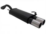 NOVUS SPORT EXHAUST VW POLO 4 6N/6N2 GRUPPE N 2x90 M-Design