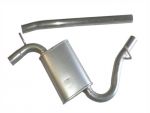 NOVUS silencer DUMMY AUDI A4 8E AVANT SEDAN 1,6 / 2,0