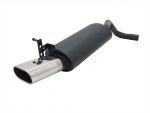 STAINLESS STEEL EXHAUST VW POLO 5 9N/9N3 GROUP N 135x75