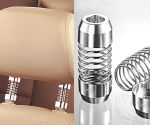Head restraints springs chrome -2 pieces- for all cars