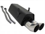 NOVUS Rear silencer with 2x 90mm DTM BMW E36 325i