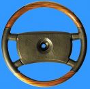 Original steering wheel zebrano/leather Mercedes R/W107-W201