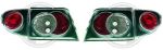 Taillights clear/black Ford Escort 5 3/5doors 95 - 00
