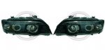 Headlights black with Angeleyes BMW X5 up to 09/03