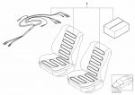 Installing set Seat heating both side BMW E36 not sportseat