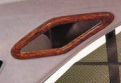 Make UP mirror in the back burled wood (2 pcs) Mercedes W124