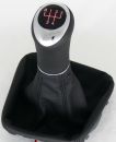 Leather-gear-handle 5 Speed BMW E34, E32 orange Illuminated