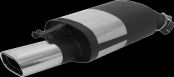 Rear silencer 135x75mm BMW E39 530d Sedan Touring