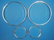 Instrument rings polished (4 pcs) Opel Astra G, Zafira