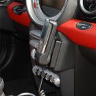 Phone consoles BMW Mini Cooper from 11/06 real leather black