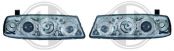 Headlights chrome with Angeleyes Opel Calibra