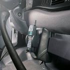 Phone console Mercedes Sprinter 96-1/00 real leather black