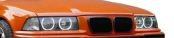Neon Angel Eyes Plexi G7 BMW E36 all incl. Compact