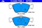 ATE Brake pads -front- Mercedes W202 W208 W210