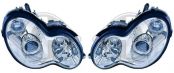 Headlights Xenon/H7 chrome Mercedes W203 Sedan T-Model 00-04