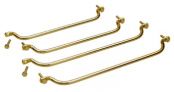 Golden-coloured steel hangers 25cm Version