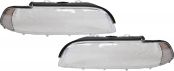 Front indicators white with headlight cover BMW E39, from 09/00-
