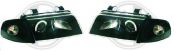 Head lights clear/black Audi A4, Bj. 94-98