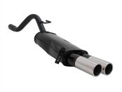 Rear silencer with 2 tail pipes � 76mm Fiat Grande Punto