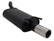Rear silencer with 1 tail pipes � 76mm Opel Corsa B
