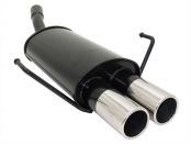 Rear silencer with 2 tail pipes 76mm DTM Opel Astra H Fastback