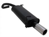 Rear silencer with 1 tail pipes � 76mm Skoda Fabia