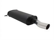 NOVUS Rear silencer with 1 tail pipe 60mm S-Design VW Golf 1 Con