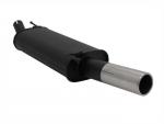 NOVUS Rear silencer with 1 tail pipe 76mm VW Golf 3