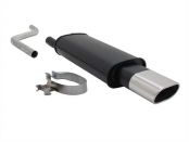 NOVUS Rear silencer with 1 tail pipes 135x75mm VW Polo II/III