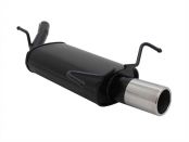 Duplex rear silencer with 103mm GP-Design Opel Astra H