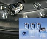 Aircaps Valve Caps 4pcs Iron Cross EVO - chrome